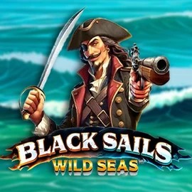 Slots logo of Black Sails Wild Seas from Infinity Dragon Studios at Kraken Casino