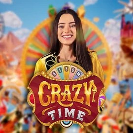 Crazy Time logo by Evolution at Kraken CasinoCrazy Time