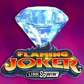 Flaming Joker Link and Win slot logo by Barstruck at Kraken Casino