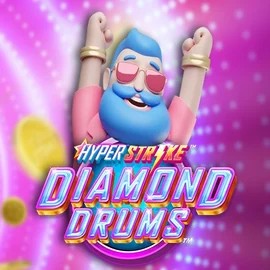Hyper Strike Diamond Drums slot icon by Gameburger Studios, available at Kraken Casino