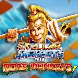Stellar Jackpots with More Monkeys game by Lightning Box Game – logo hosted on Kraken Casino